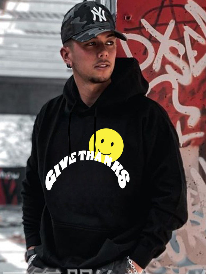 Men's hoodie with inspiring print Lune London