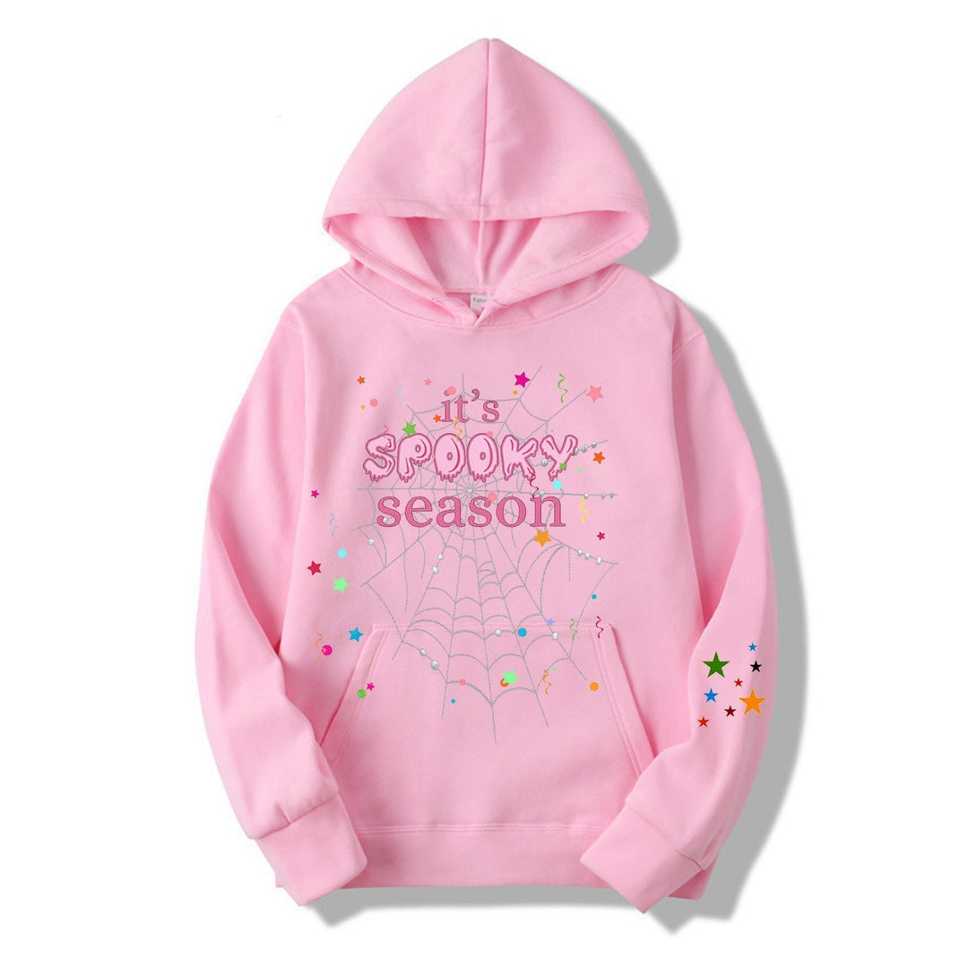 Women cozy hoodie with graphic Halloween design Chic & Stil