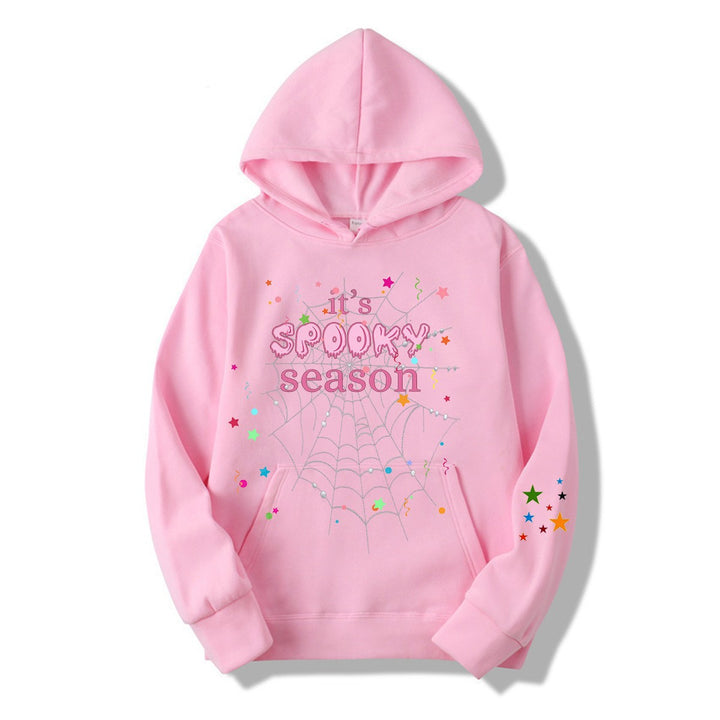Women cozy hoodie with graphic Halloween design Chic & Stil