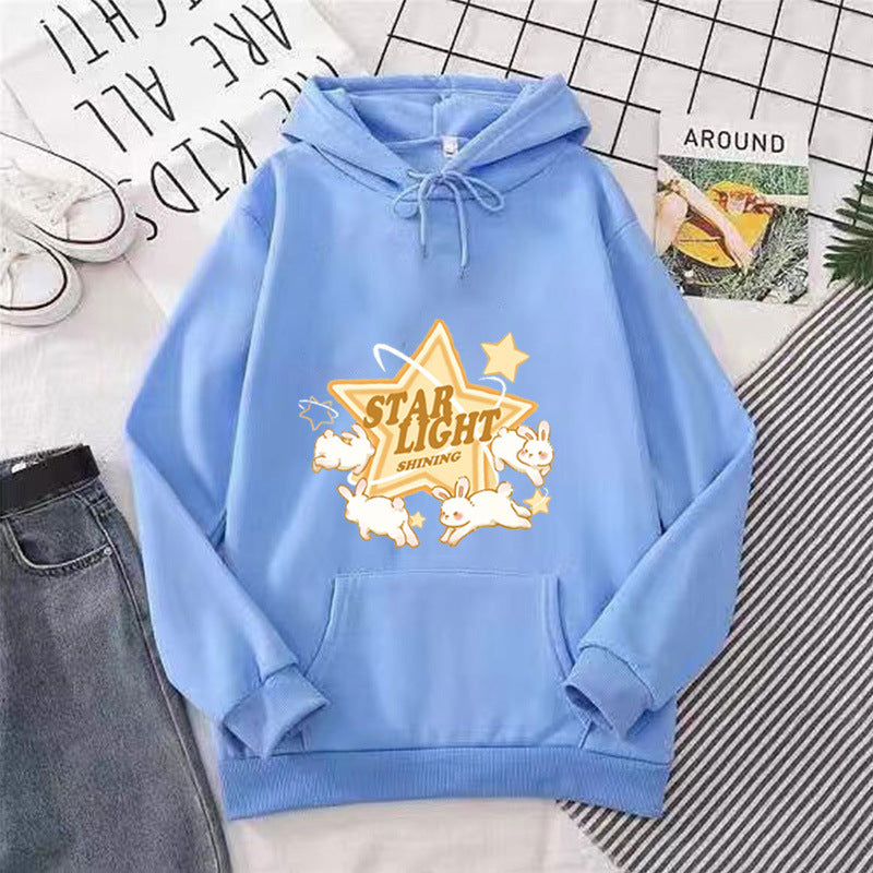 Women's hooded sweatshirt with playful fairytale motif Chic & Stil