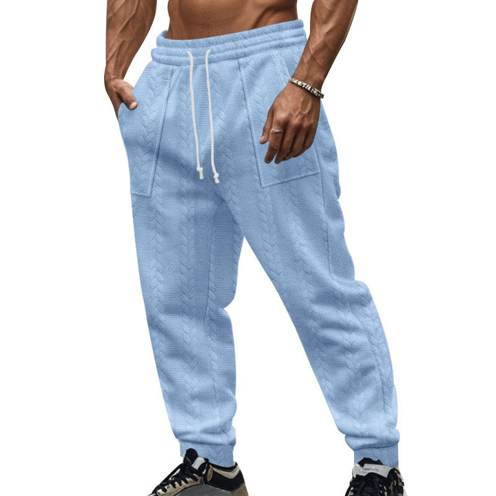 Casual men's sweatpants with textured design Lune London