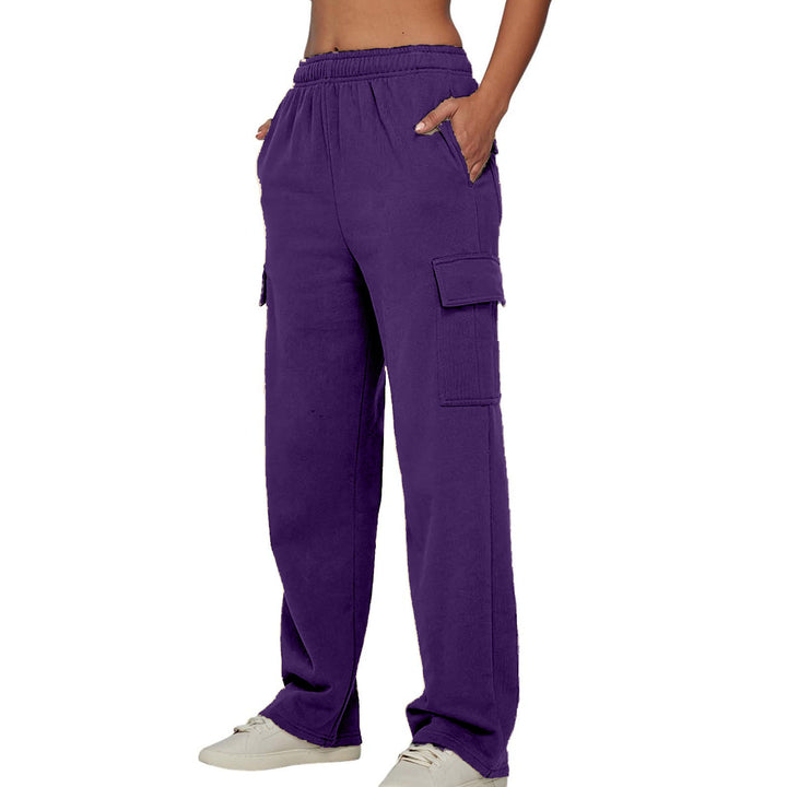 Comfortable cargo pants for women with side pockets Lune London