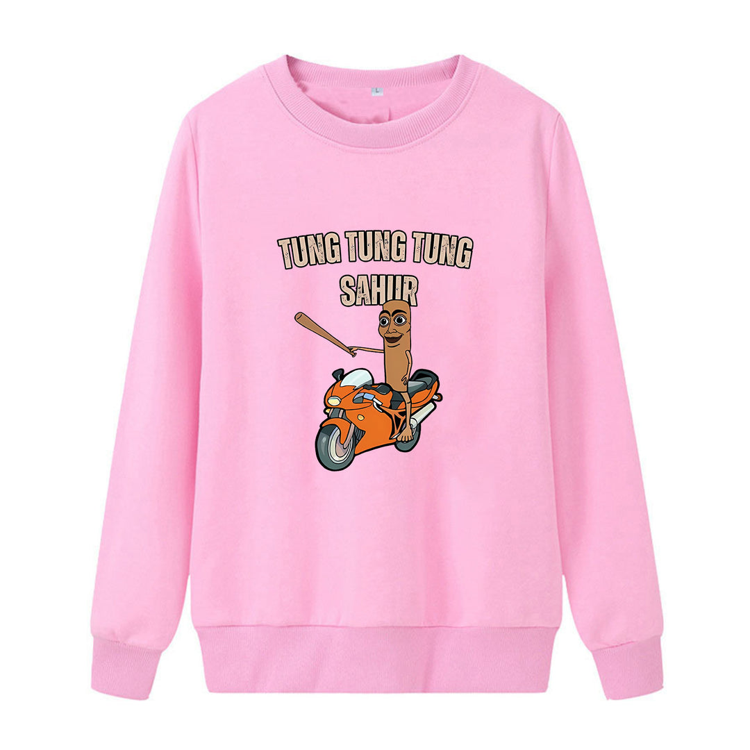 Women's casual sweatshirt with funny graphic design Chic & Stil