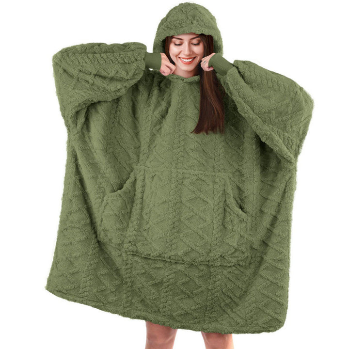 Women's plush hoodie with practical pockets Lune London