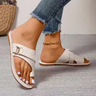 Lune London leather casual sandals for women