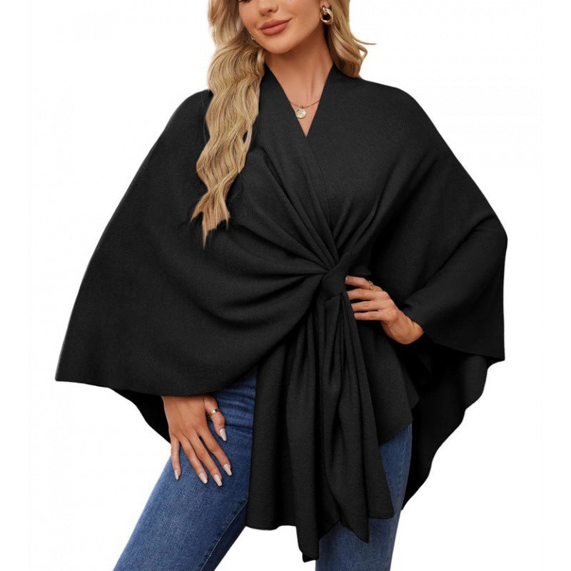 Trendy wrap coat for women with a chic and stylish design