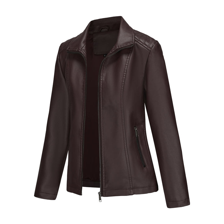 Ladies Lune London Faux Leather Jacket