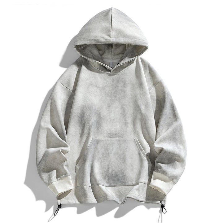 Ladies comfortable oversized hoodie with practical kangaroo pockets Lune London