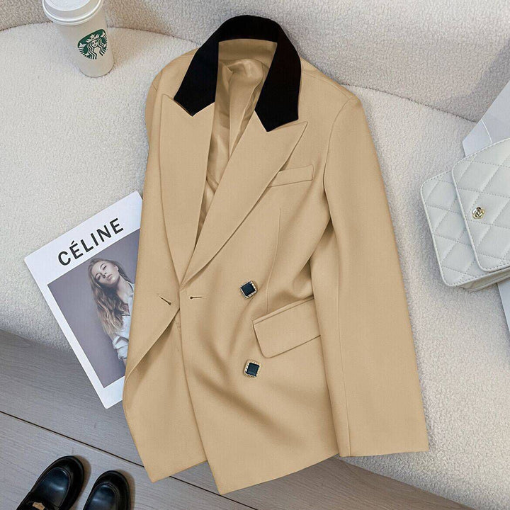 Blazer élégant et moderne à double boutonnage pour femme Chic & Stil