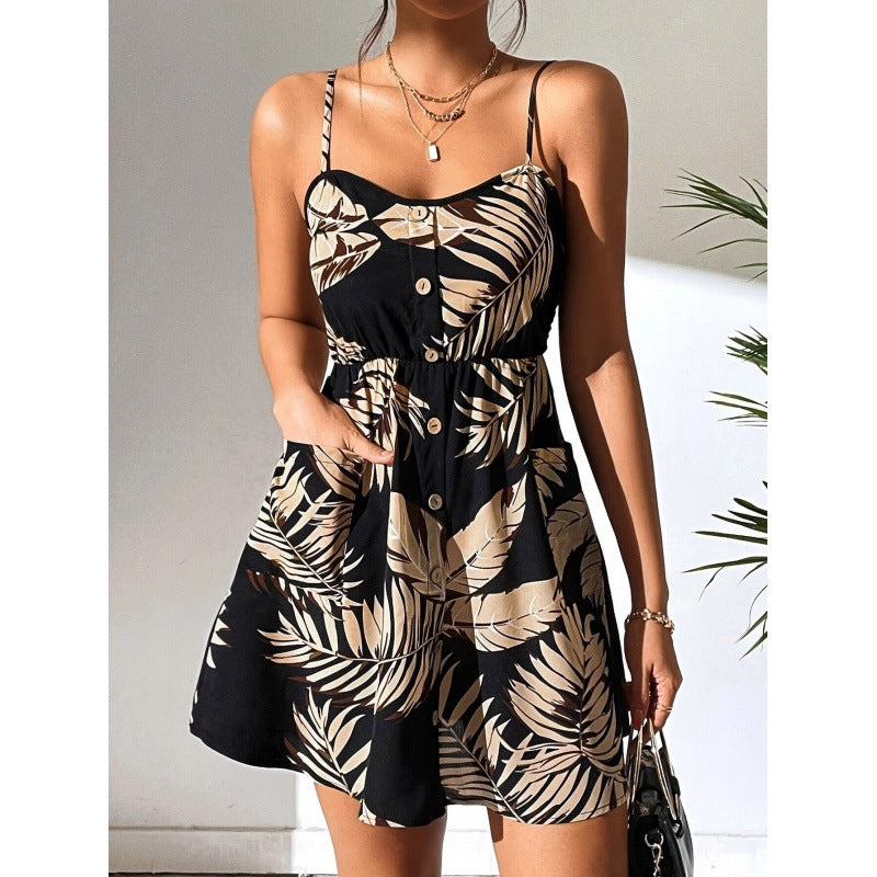 Lune London floral mini dress for women