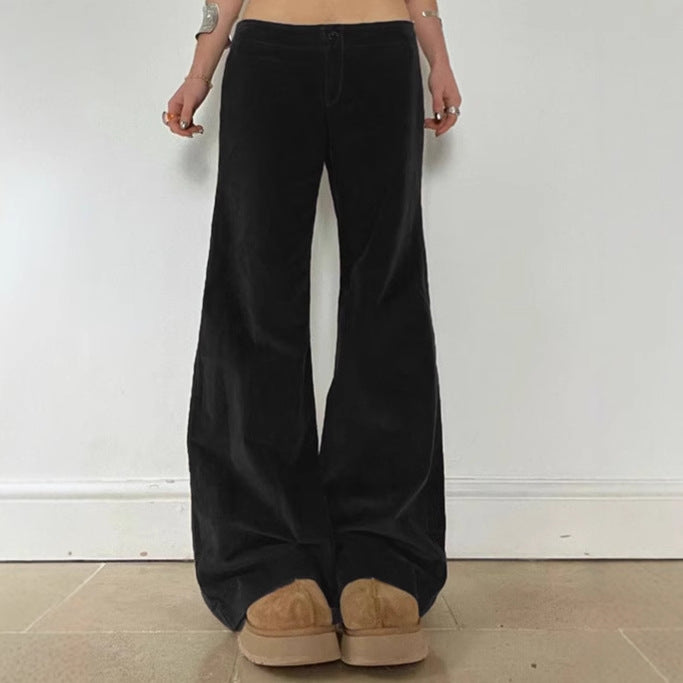 Wide-leg trousers for women in soft high-waisted fabric Chic and Style
