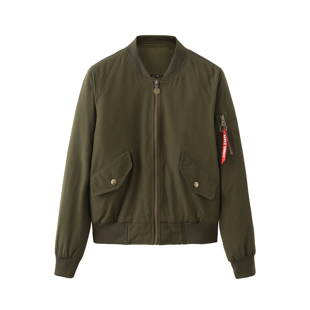 Sporty bomber jacket for women with practical pockets Lune London
