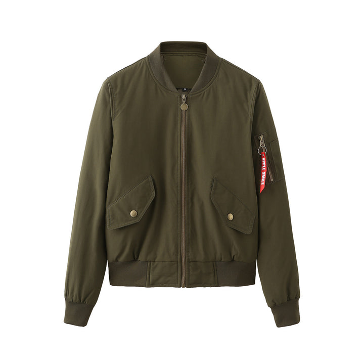 Sporty bomber jacket for women with practical pockets Lune London