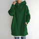 Lune London | Comfort - Extremely comfortable long zip-up plush hoodie with hood for women