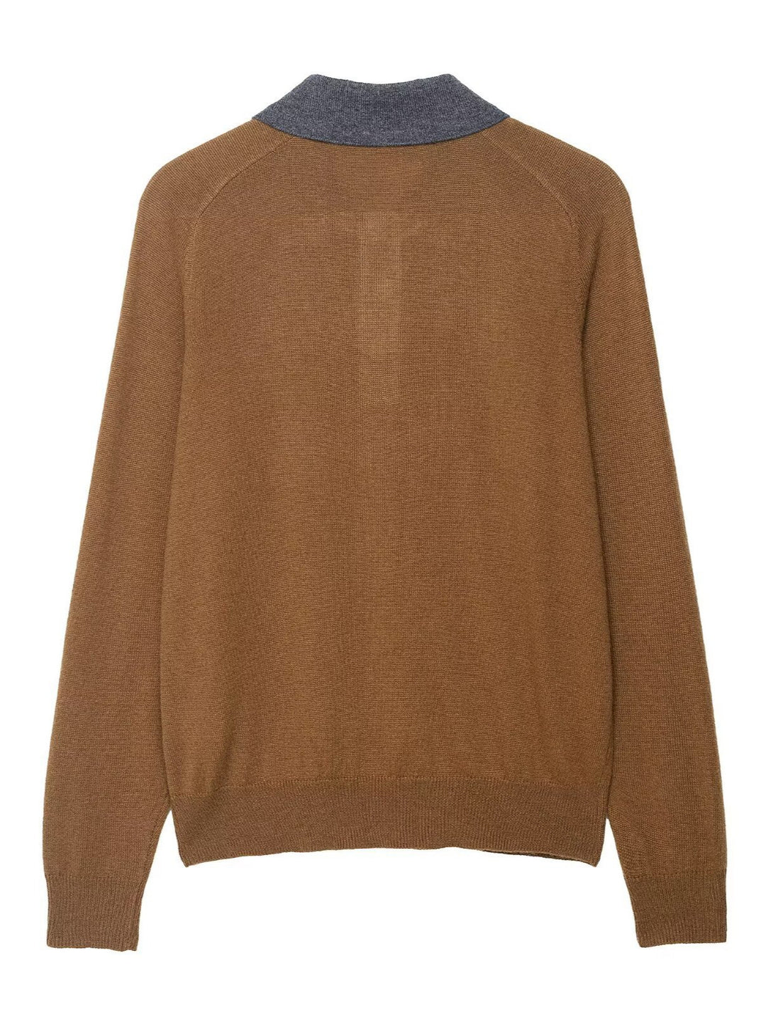 Elegant sweater for women with diamond pattern and collar Lune London