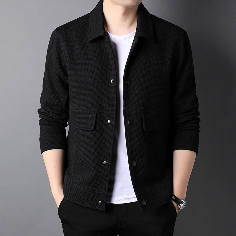 Smart casual jacket for men with practical flap pockets Lune London