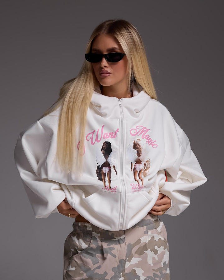 Oversized hoodie for women with creative print and relaxed fit Lune London
