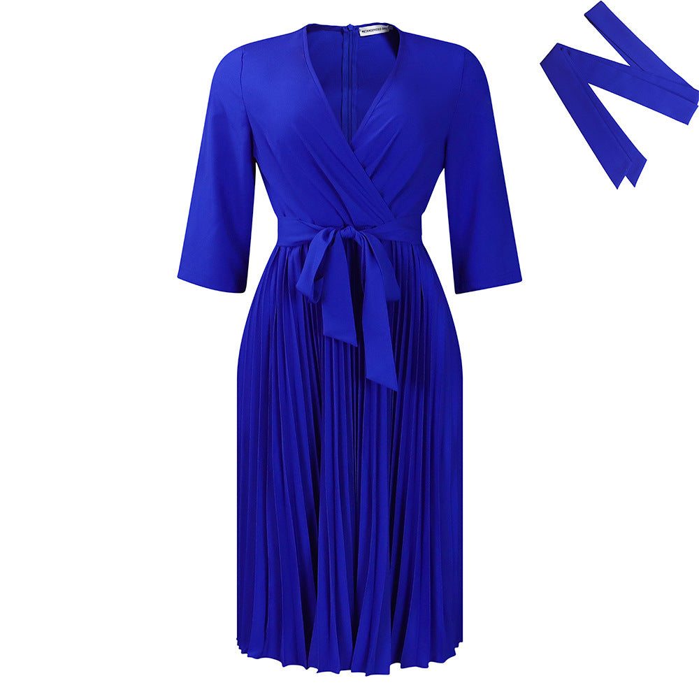 Wrap dress for women with elegant draping and fitted details Lune London