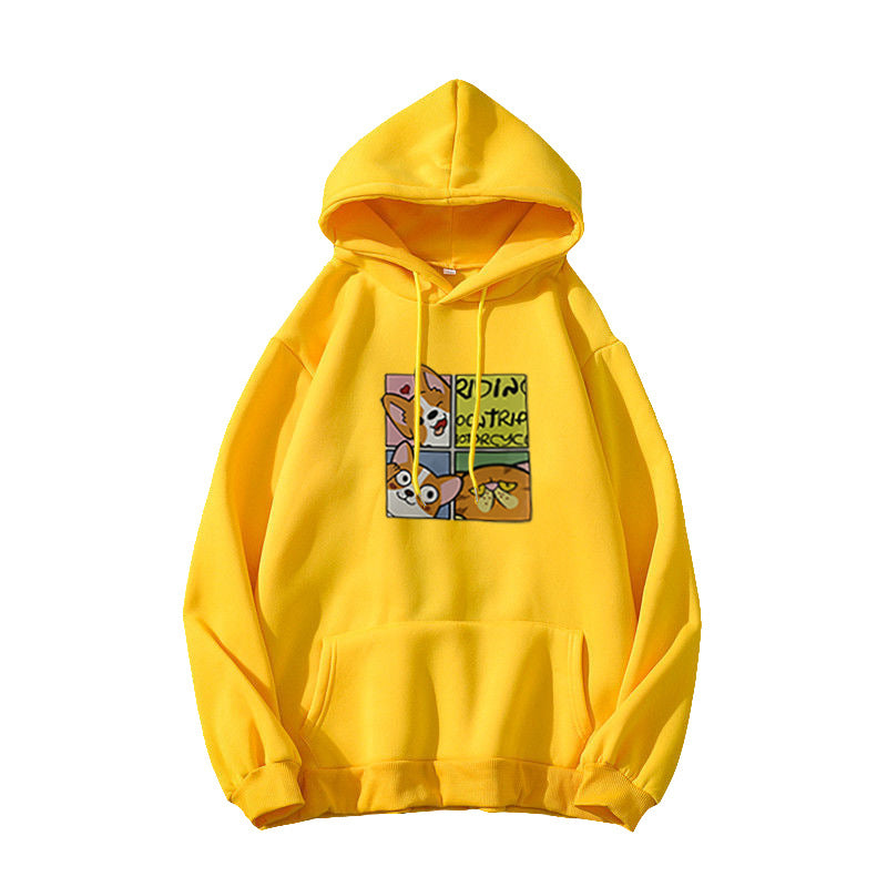 Women's Hoodie with Cute Dog Design Chic & Stil