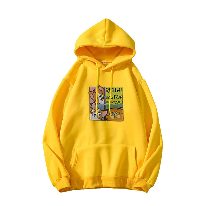 Women's Hoodie with Cute Dog Design Chic & Stil