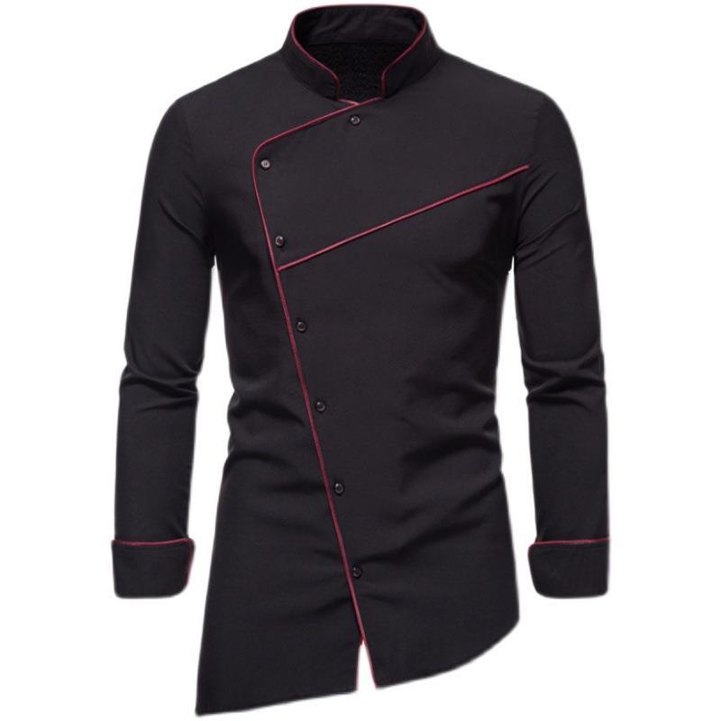 Men's chef jacket with precious contrasts and high-quality finish Lune London