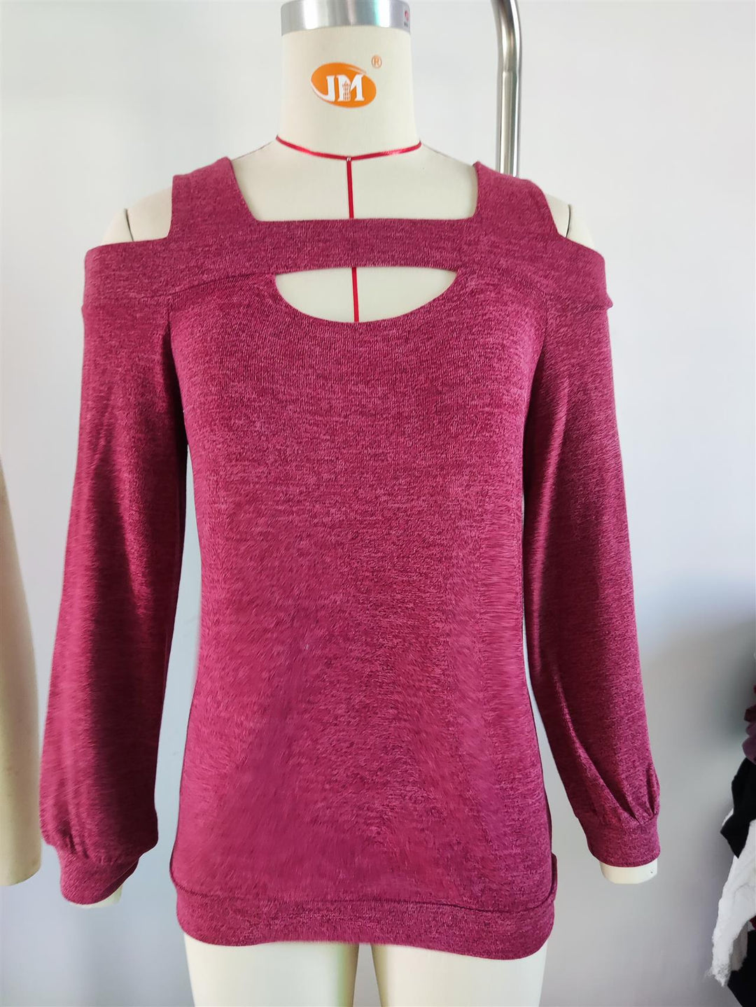 Lune London asymmetrical neck women's sweatshirt