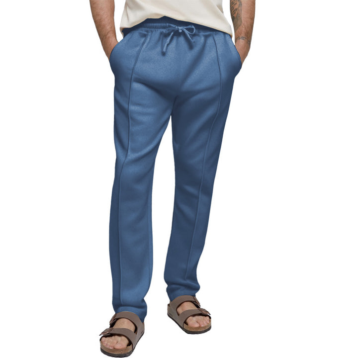 Sport Leisure Pants for Men with Elastic Waist and Side Pockets Lune London
