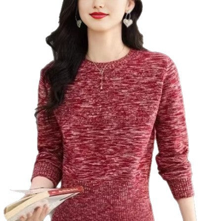 Pull en tricot à la mode pour femmes avec motif en cables fins Chic & Stil
