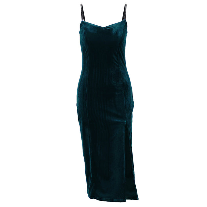 Elegant high slit maxi dress for women Lune London
