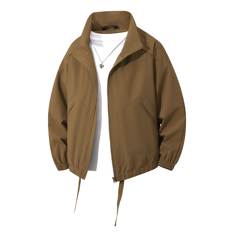 Casual windbreaker jacket for men with elastic cuffs and practical pockets Lune London