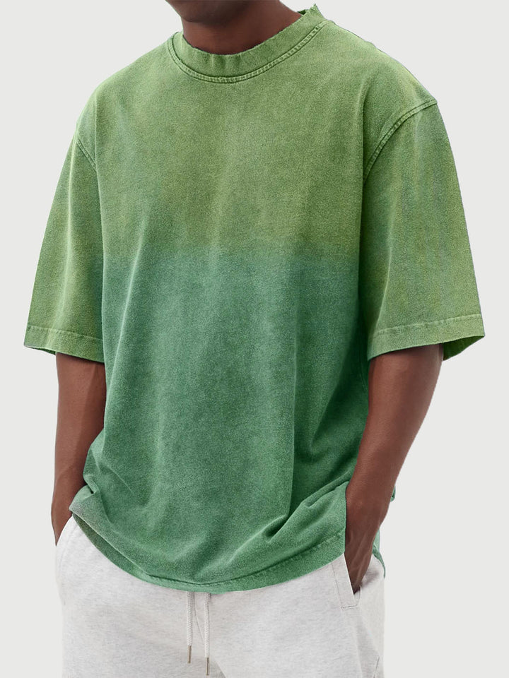 Casual oversized T-shirt for men with gradient colors Lune London