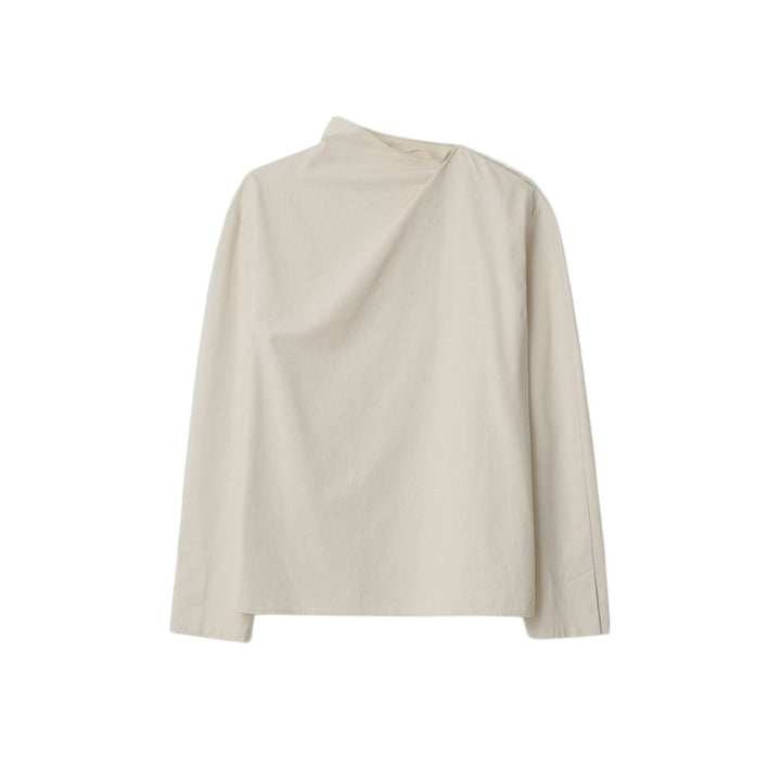 Top élégant pour femmes avec col asymétrique et manches longues Chic & Stil