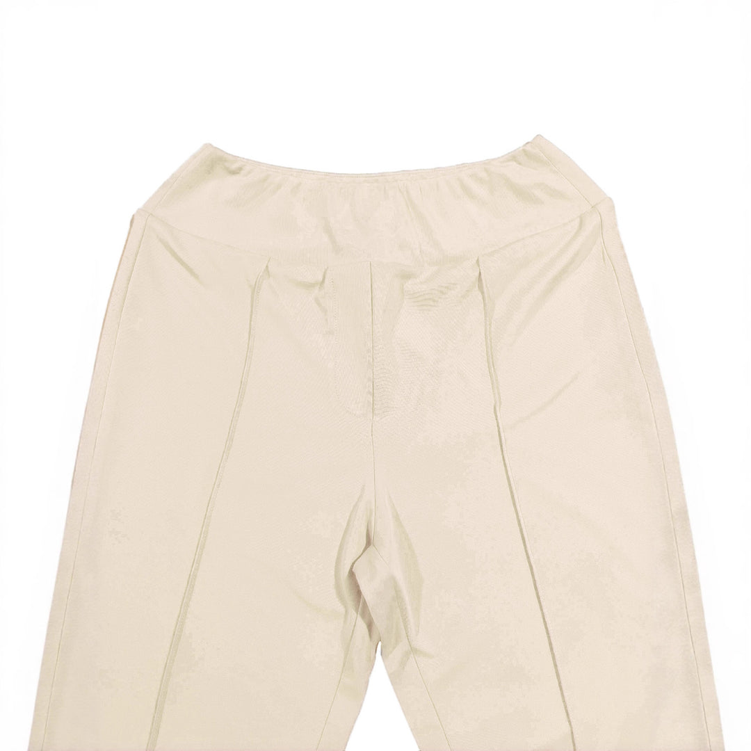 Ladies Elegant High-Waisted Flared Trousers with Flattering Cut Lune London