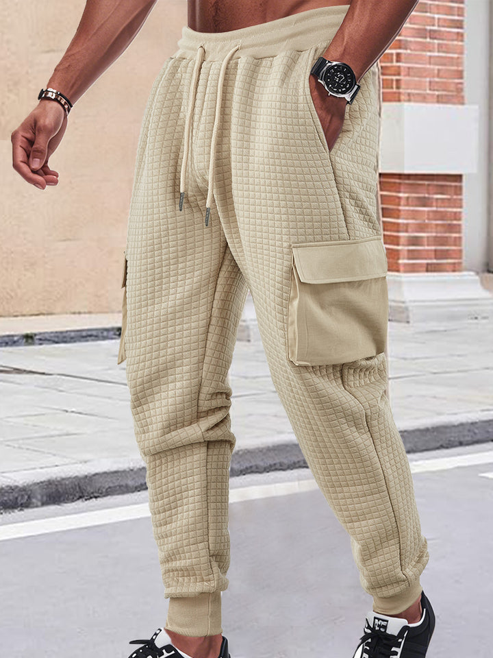 Trendy cargo joggers for men with breathable inserts Lune London