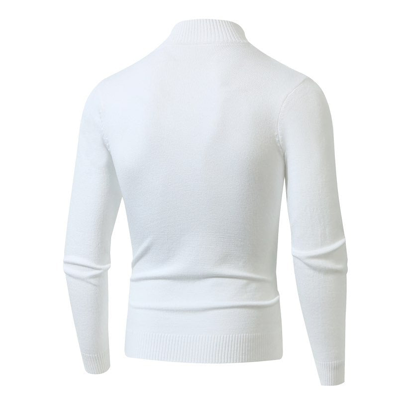 Men's knitted sweater with a modern textured pattern Lune London