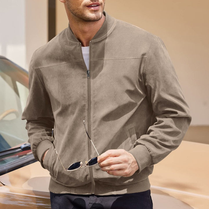 Men's bomber jacket in soft faux leather Lune London