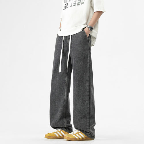 Casual loose pants for men with elastic waistband and pockets Lune London