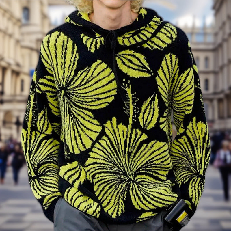 Unisex hoodie with a unique floral design Lune London