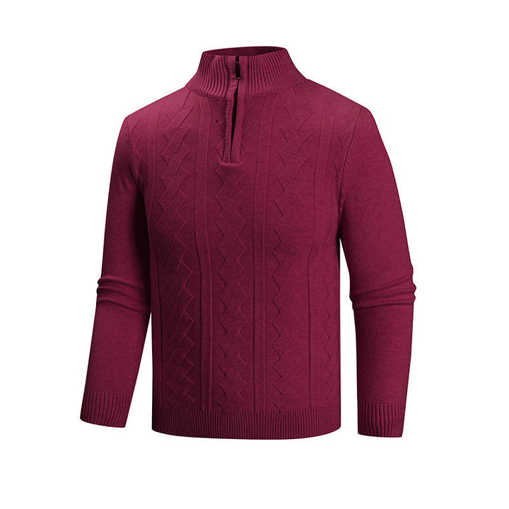 Lune London | Men's knitted sweater with high collar