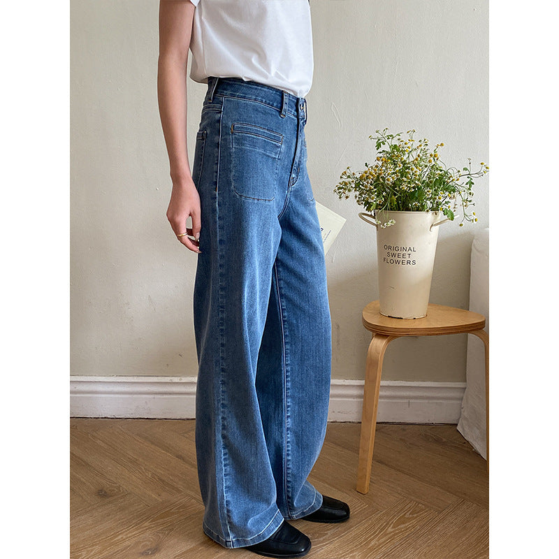 Women's loose-fitting high-waist jeans Chic & Stil
