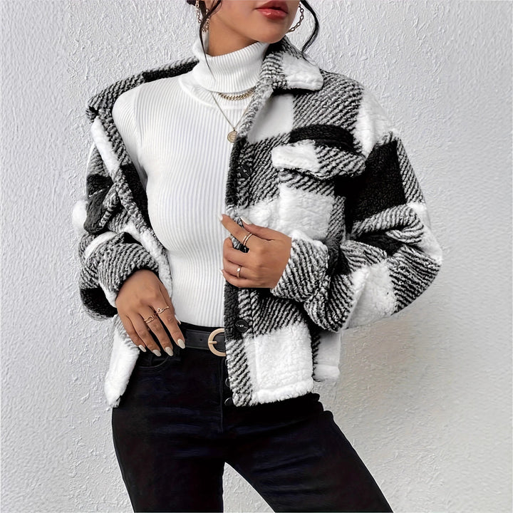Ladies cozy square jacket Lune London