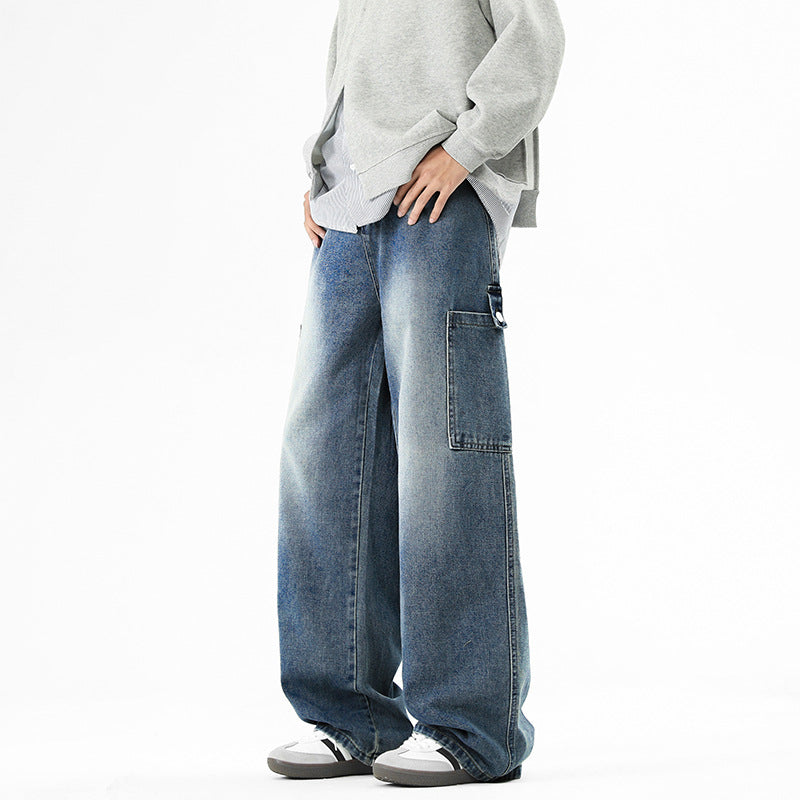 Casual and wide cargo jeans for men Lune London