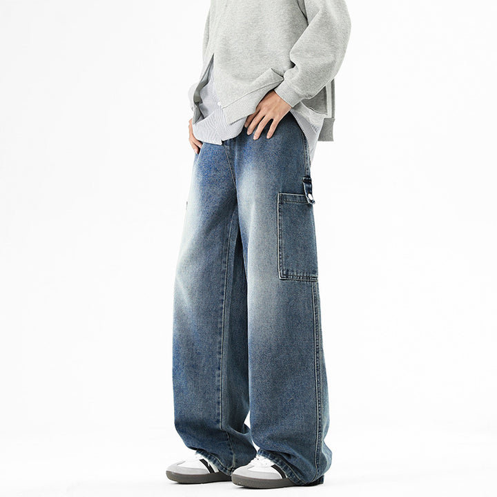 Casual and wide cargo jeans for men Lune London