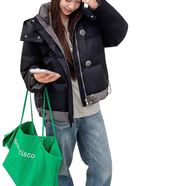 Veste de transition tendance pour femmes avec col montant moderne et poches pratiques Chic & Stil