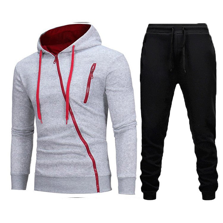 Functional jacket for men with asymmetrical zipper and sporty cut Lune London