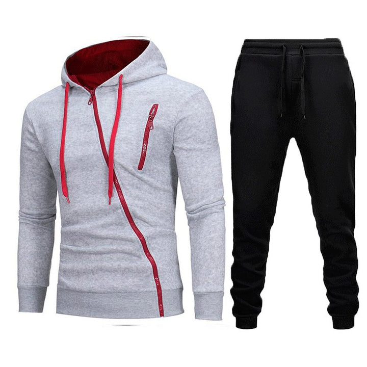 Functional jacket for men with asymmetrical zipper and sporty cut Lune London