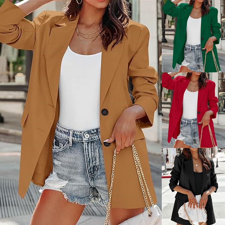 Oversized blazer jacket for ladies with an elegant silhouette and large pockets Lune London