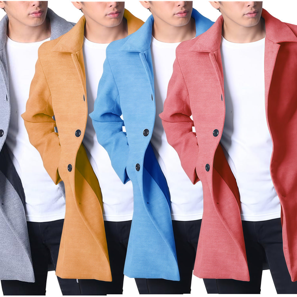 Lune London Long Fashion Coat for Men