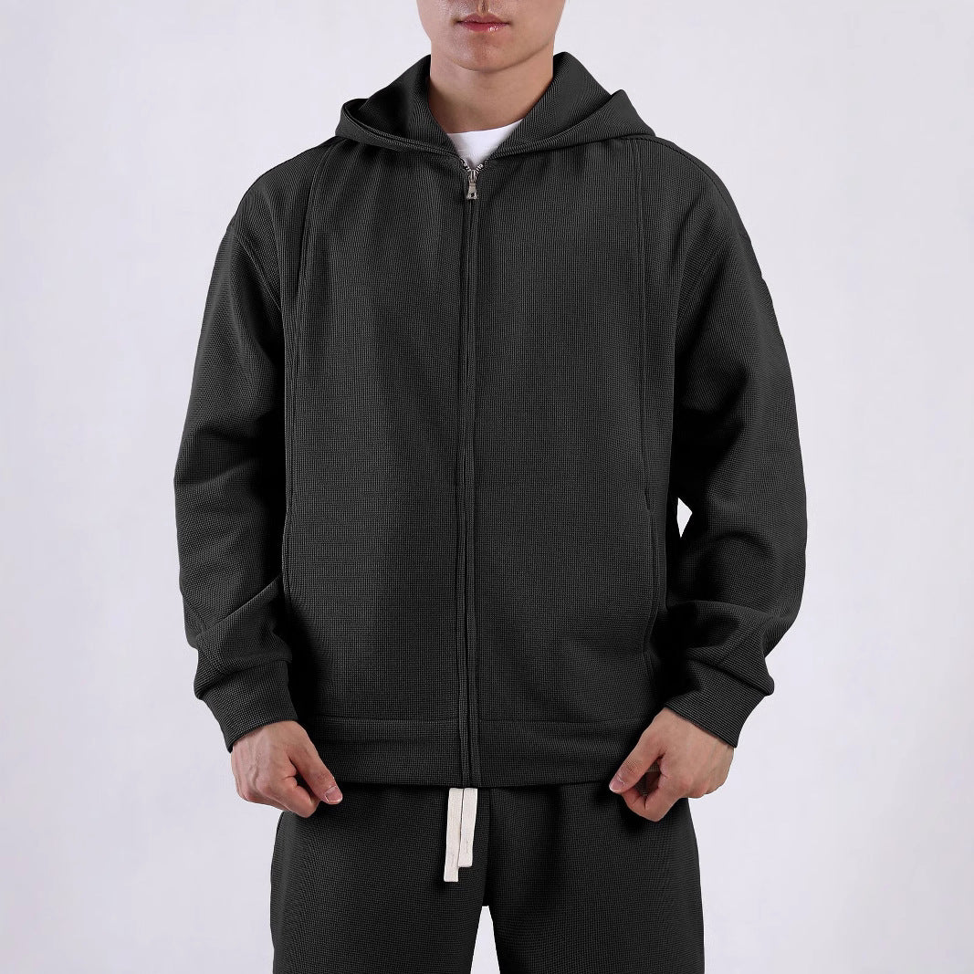 Men's leisure jacket with structured design and practical pockets Lune London