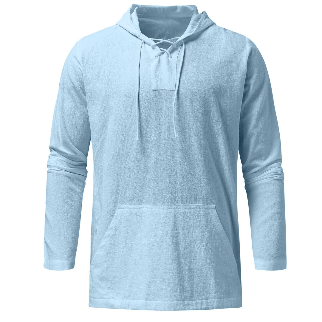 Casual hooded sweatshirt for women with long sleeves, kangaroo pocket, and hood Lune London